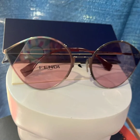Fendi | Accessories | Fendi New Cut Eye Ff 34s Avb U1 Silver  display picture 3